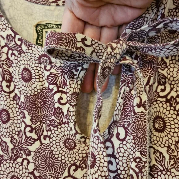 Effie's Heart Purple Patterned Midi Dress - Picture 2 of 11